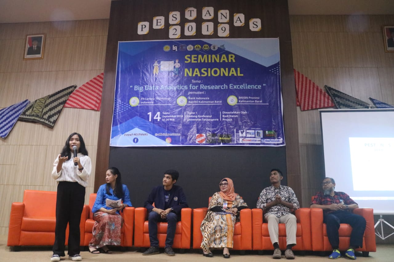 Read more about the article PERINGATI HARI STATISTIKA NASIONAL, HIMASTA FMIPA UNTAN GELAR SEMINAR NASIONAL