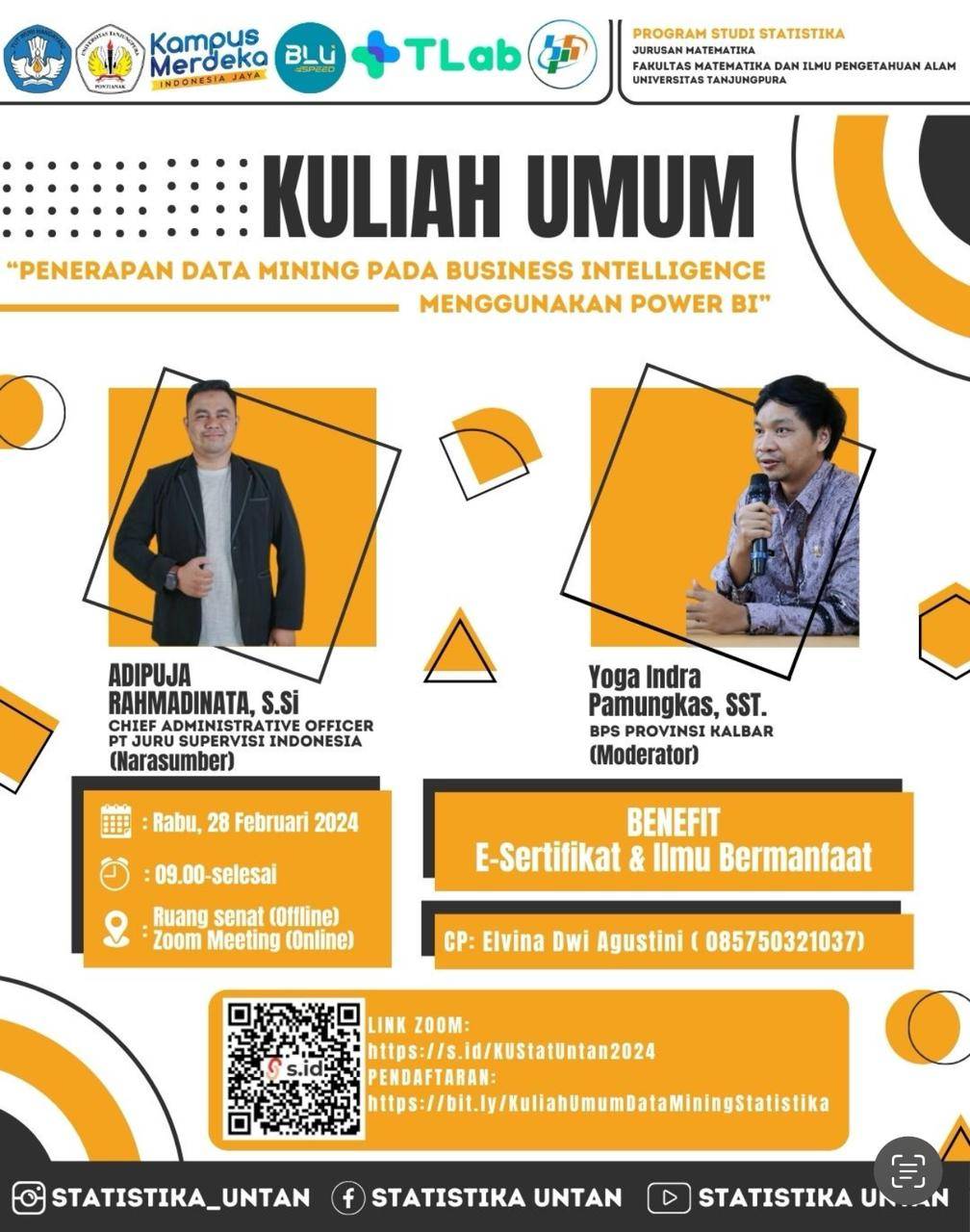 Read more about the article Kuliah Umum “Penerapan Data Minning Pada Business Intelligence Menggunakan Power BI”